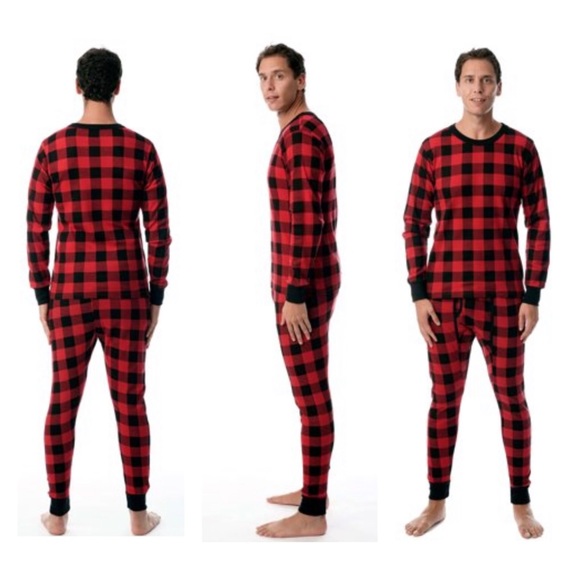 buffalo plaid long johns